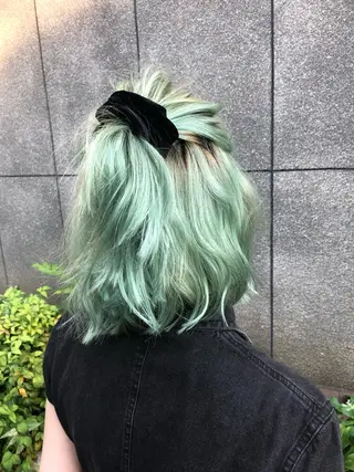 ミディアム カラー ヘアアレンジ yuuna/ ハッシュカット🎀のヘアスタイル