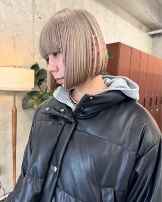 ショート カラー MIKU★デザイン/ 透明感カラー/ボブのヘアスタイル