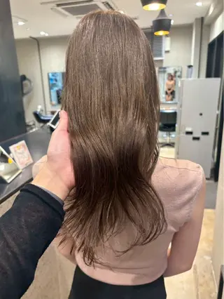 ロング 博多ハイトーンカラー /ブリーチカラーのヘアスタイル