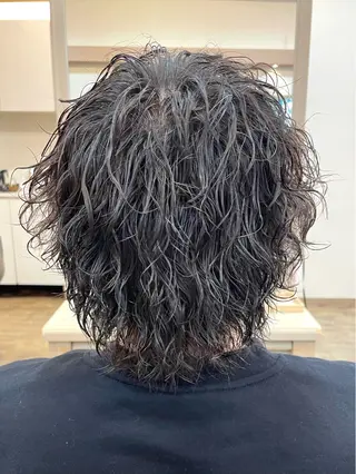 ショート パーマ メンズ メンズパーマ🌀/ 中村郁未のヘアスタイル