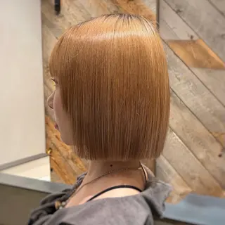 ミディアム カラー 新宿/ハイトーン /ボブ/しょうごのヘアスタイル