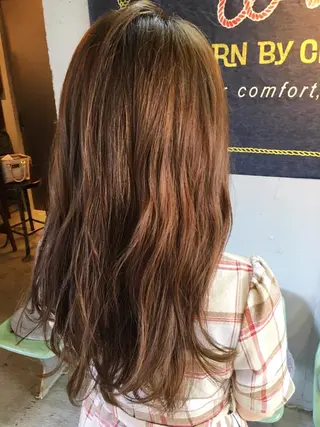 ロング カラー 代表 中島貴志のヘアスタイル