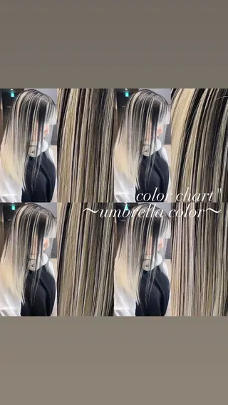 ロング カラー 💜ハイトーン💛 マジカルかいちゃんのヘアスタイル