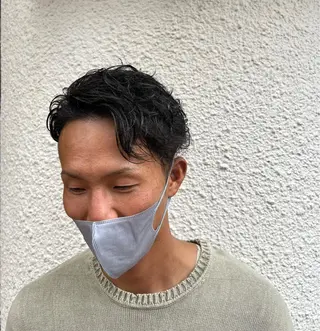 ショート メンズ 茅ヶ崎パーマ特化/ スパイラル/ハルキのヘアスタイル