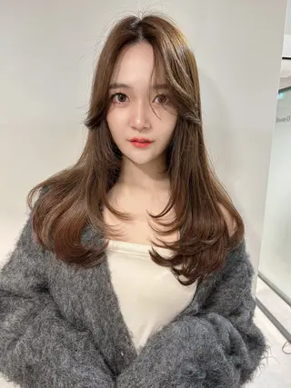 ロング カラー 艶髪/モテヘア🎀 MIHOのヘアスタイル