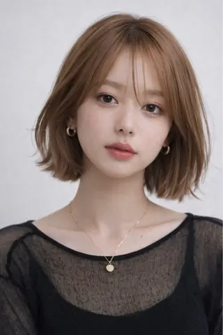 ショート Aura所属・丸山 心 / 艶カラーのヘアスタイル