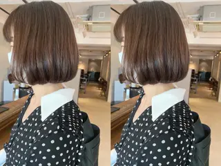 ショート カラー 透明感/オリーブ/ グレージュ/YUKAのヘアスタイル