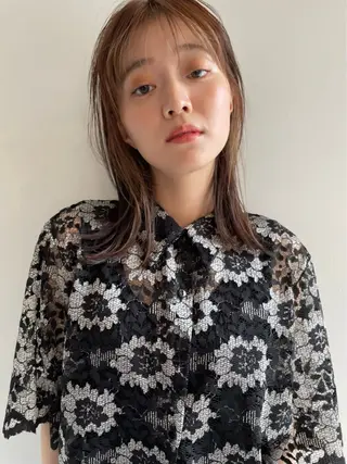 ロング カラー ダブルカラー/ 艶カラー／こうきのヘアスタイル