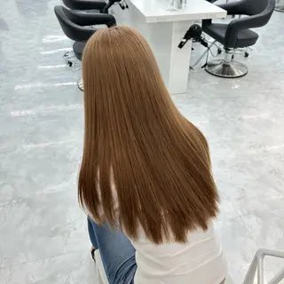 ロング カラー ダブルカラー 韓国レイヤーKYONのヘアスタイル