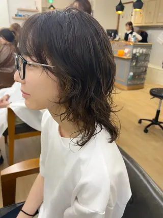 ミディアム パーマ パーマ/ハイライト 💙鶴岡　愛💙のヘアスタイル