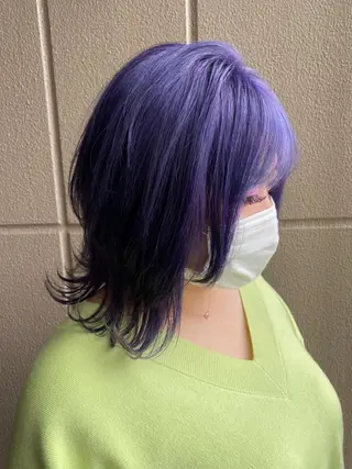 セミロング カラー Joule 大分メンズのヘアスタイル