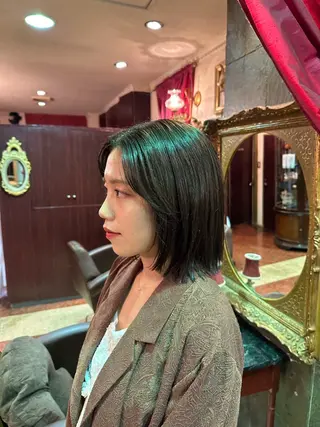 ミディアム 【レイヤー/韓国風 /髪質改善】RINのヘアスタイル