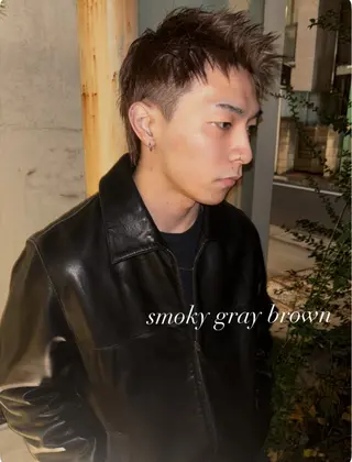 カラー ヘアアレンジ メンズ backstage青山店所属・山中 あるのヘアスタイル