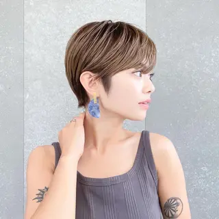 ショート 似合わせ/小顔カット 🔷山方直也のヘアスタイル