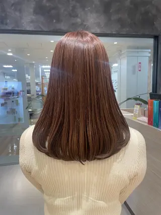 ロング カラー キルンサンピアン所属・ナチュラルカラー 児玉優香のヘアスタイル