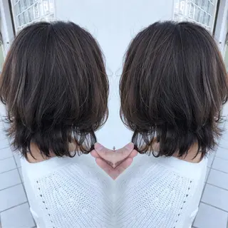 ミディアム カラー 具志 正太のヘアスタイル