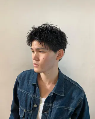 パーマ メンズ 新宿【メンズパーマ】 塩澤太一のヘアスタイル