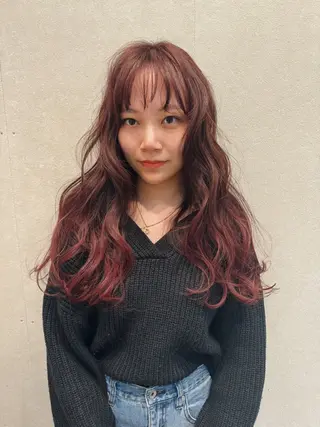 ミディアム カラー 過ごしやすい美容室 でありたいのヘアスタイル