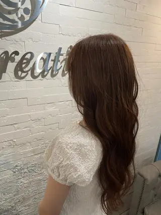 ロング ハイトーン ／ レイヤー/吉田陸斗のヘアスタイル