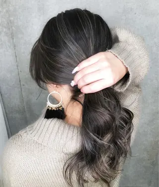 ロング カラー 🌈艶ハイトーン🌈 心を込めます🤝涼介のヘアスタイル