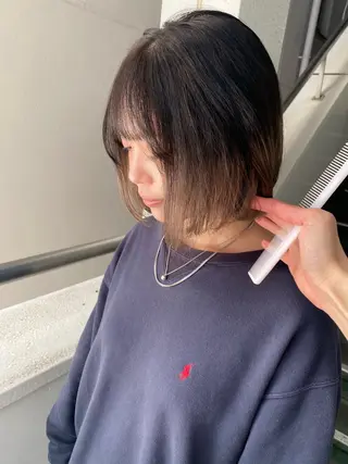 ミディアム カラー yiye 青山所属・無料カットモデル募集 🌱ひょうがのヘアスタイル