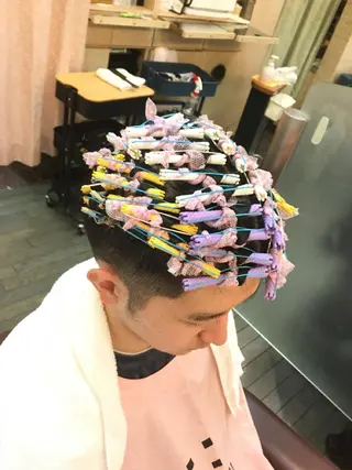 ミディアム ゼロスバーバーショップ所属・予約1000件超 ✨メンズパーマのヘアスタイル