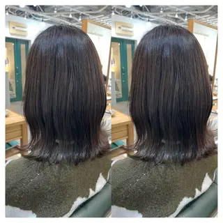 ミディアム カラー 村山 茉衣のヘアスタイル