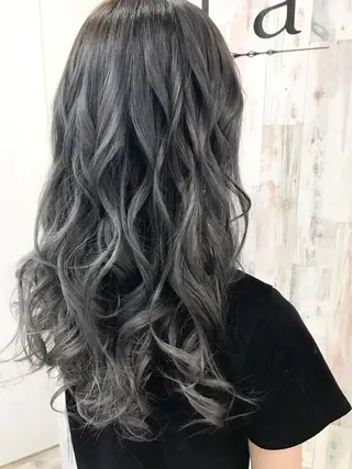 ロング カラー 前髪カット無料🎉 髪質改善✨影山湧市のヘアスタイル