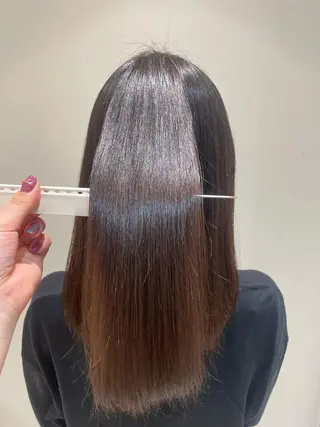 ロング パーマ 韓国ヘアメイク🎀/ 縮毛矯正✨山本媛香のヘアスタイル