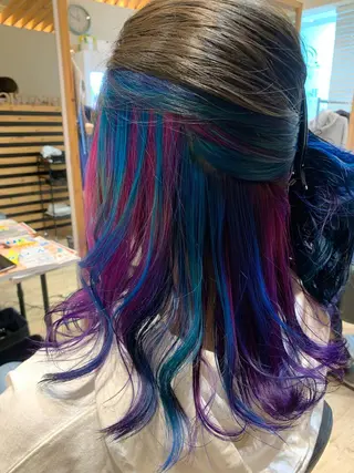 ミディアム カラー 関口 友行のヘアスタイル