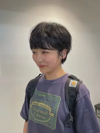 ショート ショート/ボブ/ パーマ/井上のヘアスタイル