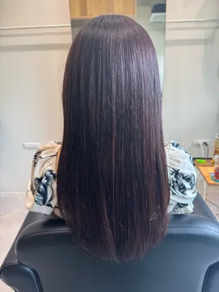 ロング カラー ゆ う あのヘアスタイル