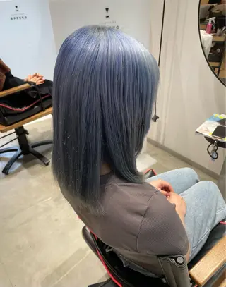 ミディアム カラー lumier juriaのヘアスタイル