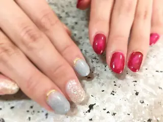 ネイル Aim* 深爪・自爪育成専門店のネイルデザイン