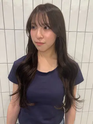 ロング ハイトーン/ネイル カナコ🫧のヘアスタイル