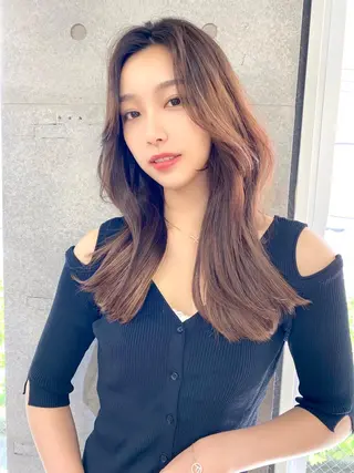 ロング カラー SALOWIN吉祥寺suite店所属・似合わせレイヤー 🇰🇷荒木洋文のヘアスタイル