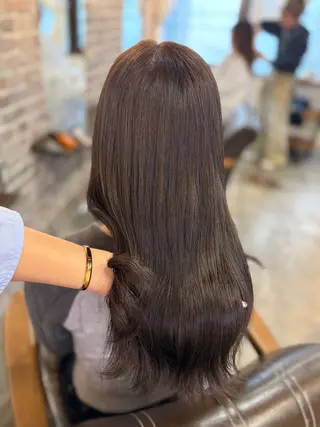 ロング メンズパーマ/縮毛 矯正/徳田真緒のヘアスタイル