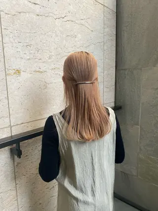 ロング カラー ヘアアレンジ kaho🐏🦩 テストモデル募集中のヘアスタイル