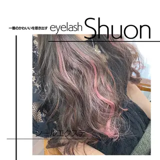 ロング ヘアアレンジ マツエク・マツパ extentionspace Shuon所属・KITTY 立川のマツエク・マツパデザイン