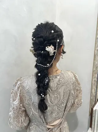 ロング 前田 香恋のヘアスタイル