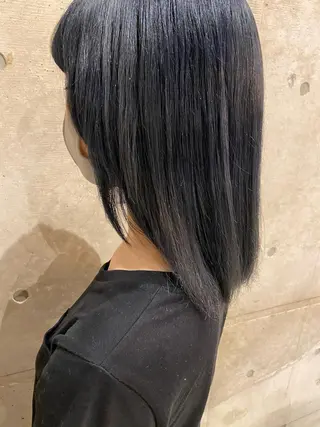 ミディアム カラー なかむら ゆきのヘアスタイル