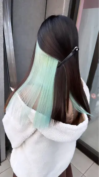 ロング カラー 🌥️かずき🌥️ 寒色.デザイン特化のヘアスタイル