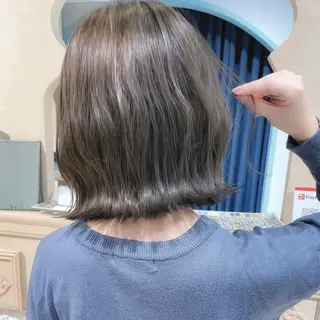 ミディアム カラー パーマ ヘアアレンジ キッズ ネイル マツエク・マツパ Lond jeloud 名古屋所属・髪質改善 の達人/杉原碧仁のヘアスタイル