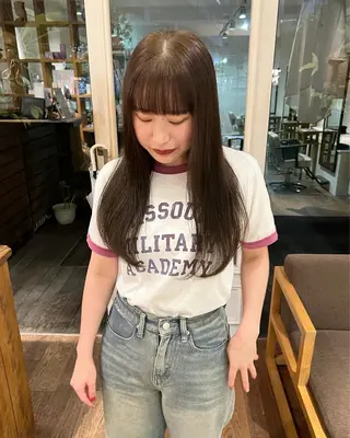 ロング カラー KNACK 天王寺美容室のヘアスタイル