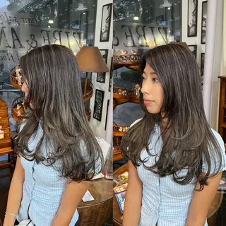 ロング カラー レイヤー/ボブ/ ミニボブ/AOIのヘアスタイル