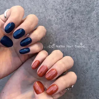 ネイル CC  NaNa ワンホンネイル🌙Nのネイルデザイン