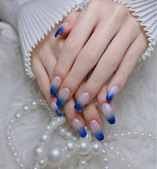 ネイル H3 Nail Tsuki🦋💙のネイルデザイン