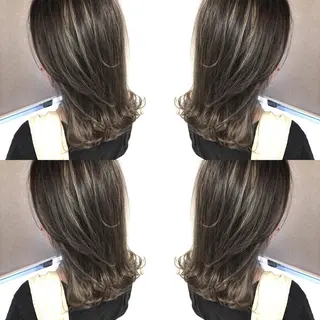 ミディアム カラー 井上 一平のヘアスタイル