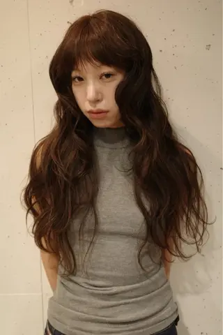 ロング カラー ヘアアレンジ 髙橋 紗奈のヘアスタイル