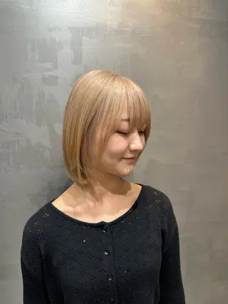 ミディアム カラー 中川 諒祐のヘアスタイル